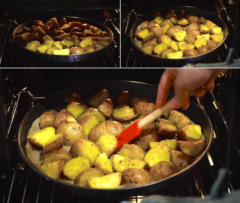 Image of the recipe cooking step-1-8 for Roasted Potatoes