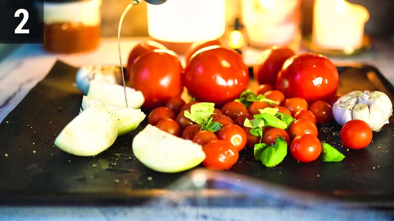 Image of the recipe cooking step-1-2 for Roasted Tomato Soup
