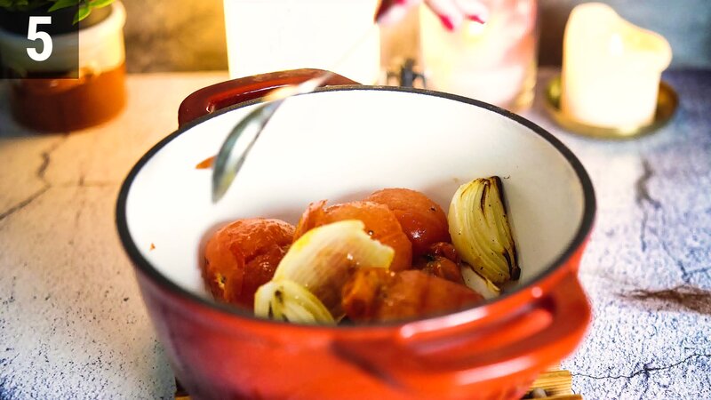 Image of the recipe cooking step-1-5 for Roasted Tomato Soup