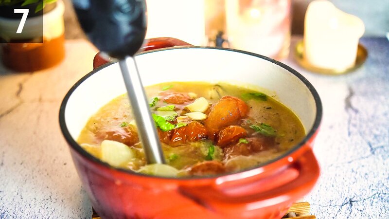 Image of the recipe cooking step-1-7 for Roasted Tomato Soup