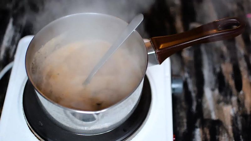 Image of the recipe cooking step-1-8 for Rose Masala Chai Recipe - How to Make Rose Tea