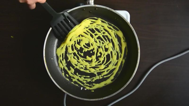 Image of the recipe cooking step-1-10 for Roti Jala - Malaysian Net Pancakes