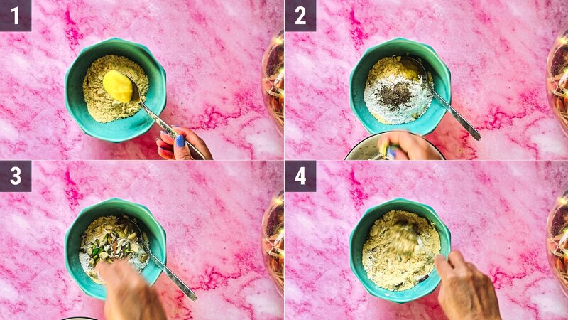 Image of the recipe cooking step-1-1 for Royal Burfi Date Puff Bites