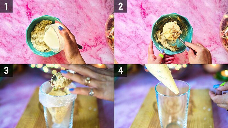 Image of the recipe cooking step-1-2 for Royal Burfi Date Puff Bites