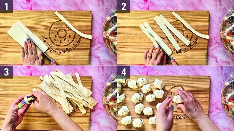 Image of the recipe cooking step-3-1 for Royal Burfi Date Puff Bites