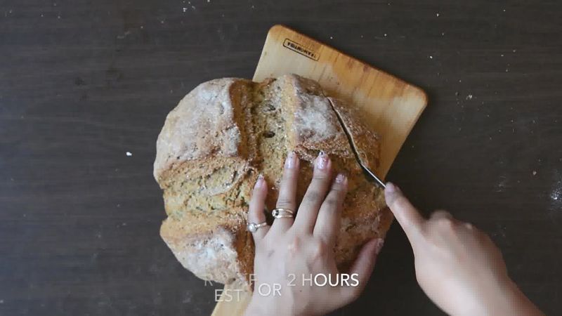 Image of the recipe cooking step-1-10 for Quick Rye Irish Soda Bread Recipe Video