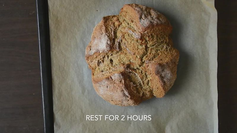 Image of the recipe cooking step-1-9 for Quick Rye Irish Soda Bread Recipe Video