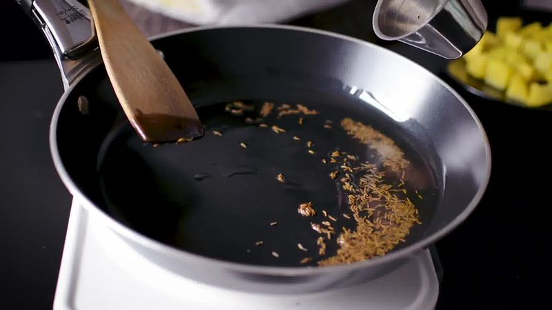 Image of the recipe cooking step-2-3 for Sabudana Khichdi - Tapioca Pearl Stir-Fry