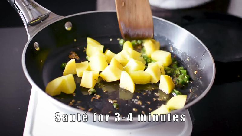 Image of the recipe cooking step-2-5 for Sabudana Khichdi - Tapioca Pearl Stir-Fry