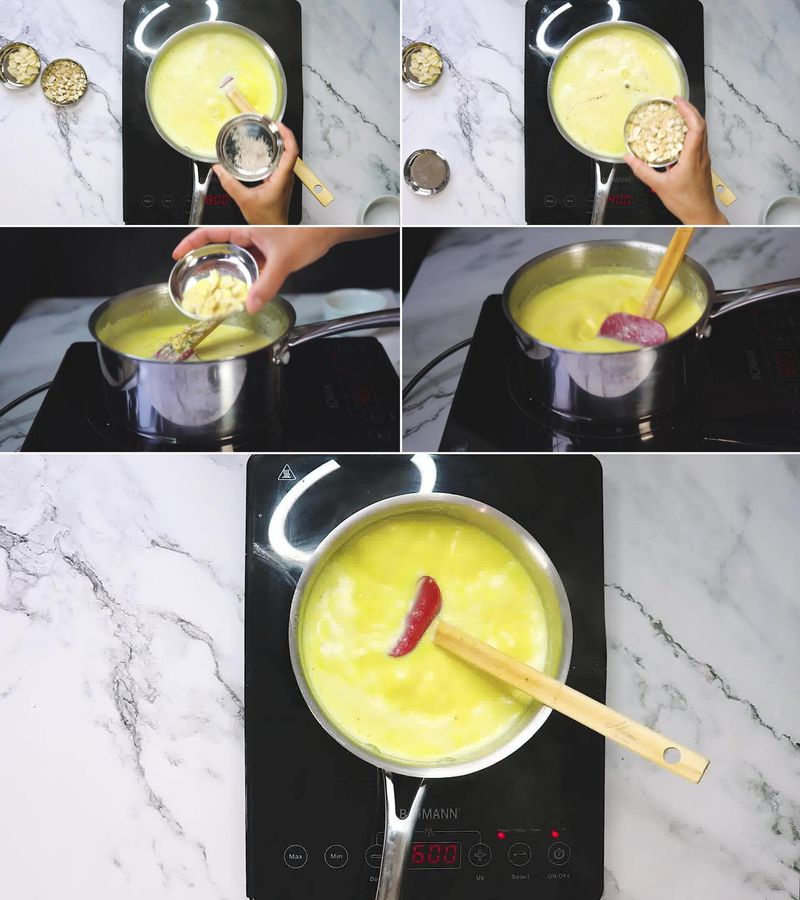 Image of the recipe cooking step-1-6 for Saffron Milk