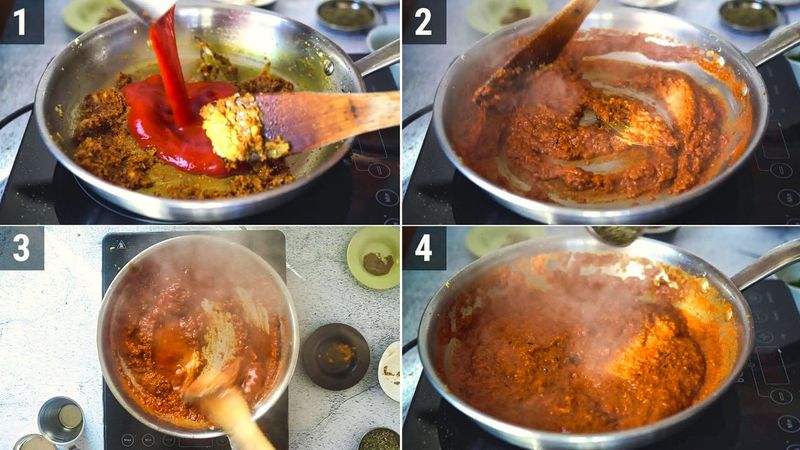 Image of the recipe cooking step-1-6 for Samosa Chaat