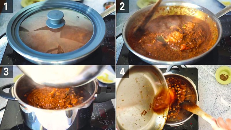 Image of the recipe cooking step-1-8 for Samosa Chaat