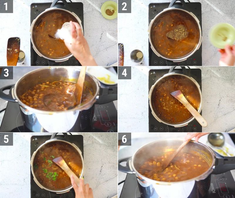 Image of the recipe cooking step-1-9 for Samosa Chaat