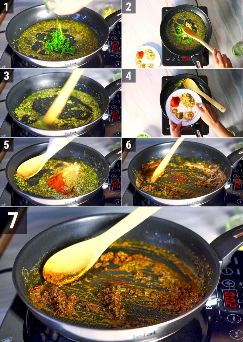 Image of the recipe cooking step-1-2 for Samosa Pinwheels
