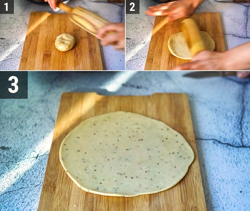 Image of the recipe cooking step-2-2 for Samosa Pinwheels