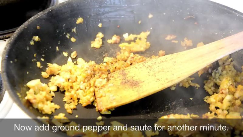 Image of the recipe cooking step-1-9 for Kadai Mushroom (Restaurant Style)