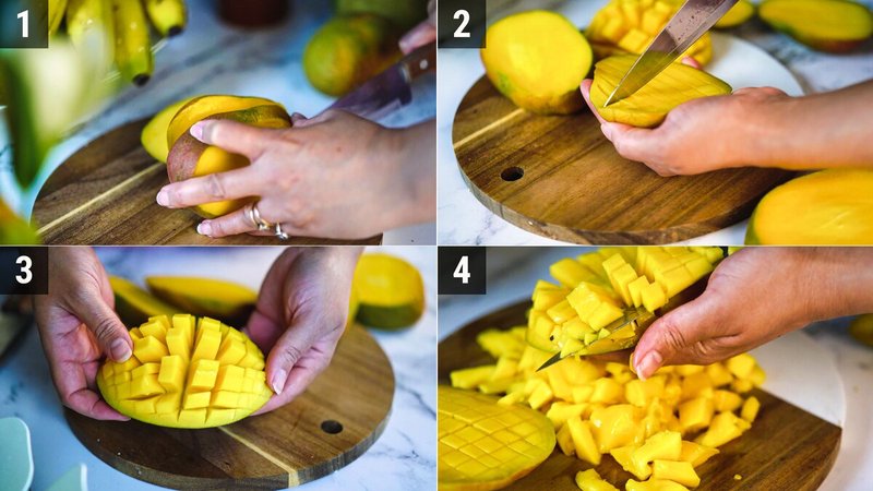Image of the recipe cooking step-1-1 for  Shahi Mango Lassi Recipe (Restaurant-Style Royal Mango Lassi)