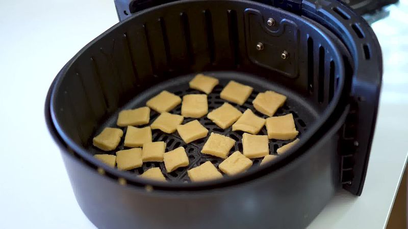 Image of the recipe cooking step-9-2 for Shakkarpara + Shankarpali (Fried, Air Fryer, and Baked Recipe)