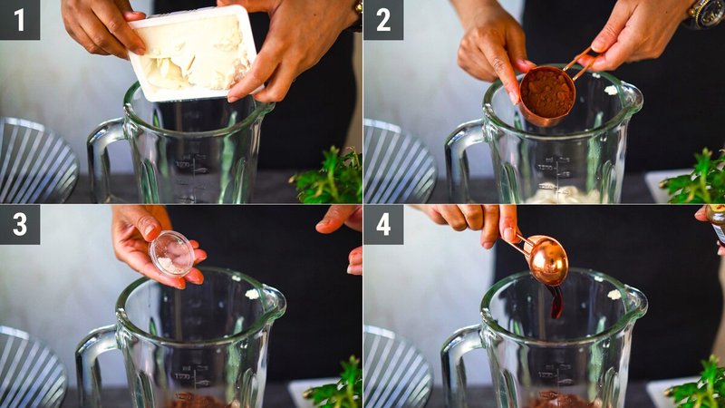 Image of the recipe cooking step-1-1 for Silken Tofu Chocolate Pudding
