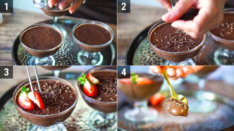 Image of the recipe cooking step-1-5 for Silken Tofu Chocolate Pudding