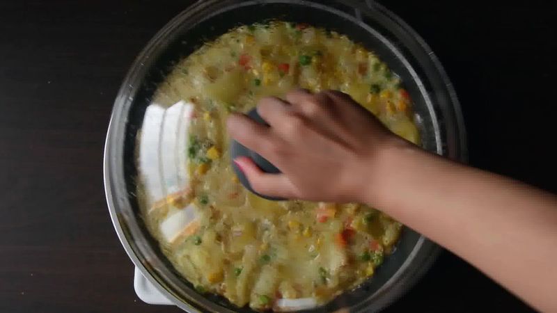 Image of the recipe cooking step-1-13 for Spanish Style Omelette Recipe – Tortilla Española