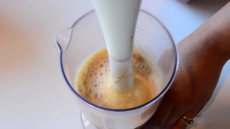 Image of the recipe cooking step-1-6 for Spiced Pumpkin Chai Latte Smoothie Recipe
