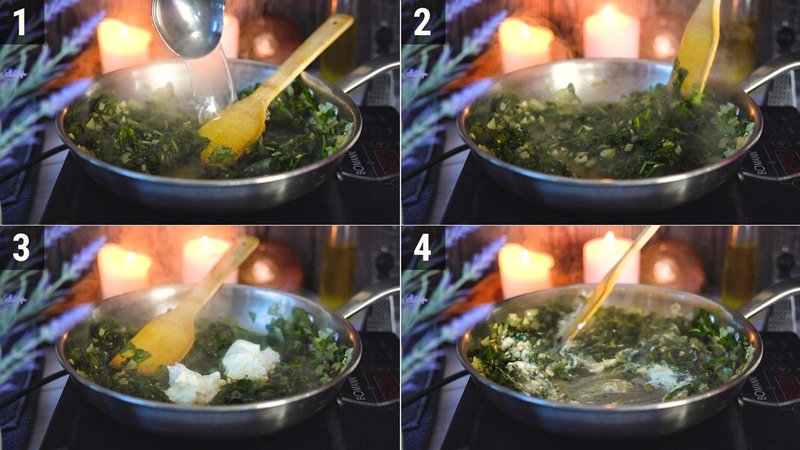 Image of the recipe cooking step-3-3 for Spinach Pasta