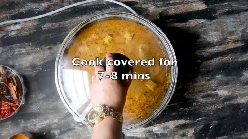 Image of the recipe cooking step-2-17 for Steamed Besan Gatte Ki Sabzi - Rajasthani Adhar Bele
