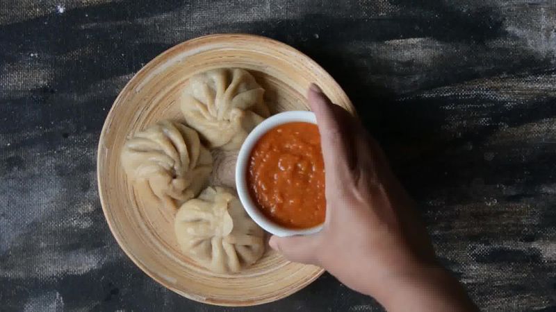 Image of the recipe cooking step-5-4 for Veg Momos - Momos Recipe