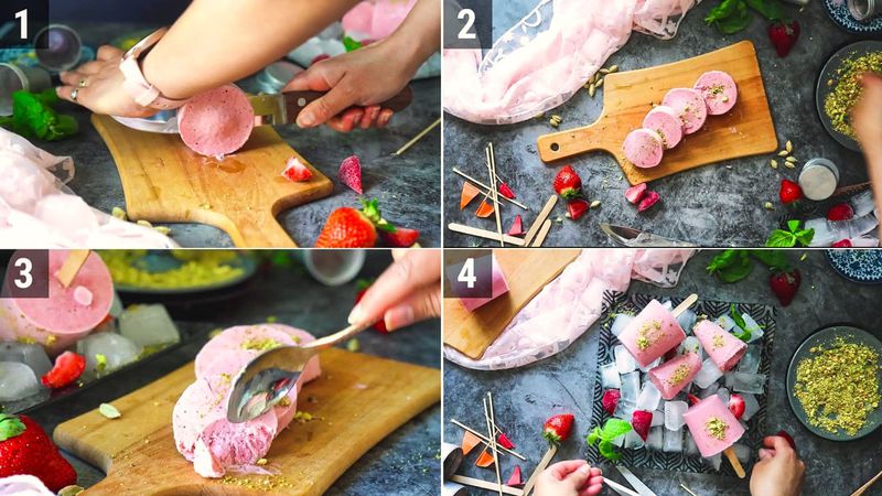 Image of the recipe cooking step-3-3 for Strawberry Kulfi