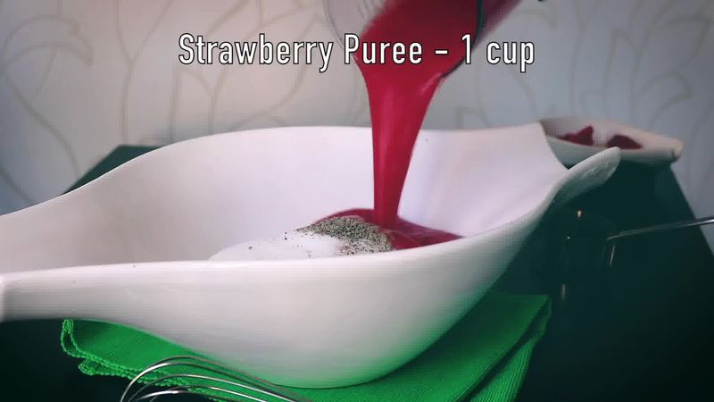 Image of the recipe cooking step-1-8 for Instant Strawberry Shrikhand - Strawberry Yogurt Dessert