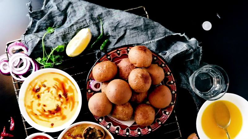 Image of the recipe cooking step-4-3 for Masala Bati - Stuffed Masala Bati - Bharwa Masala Baati