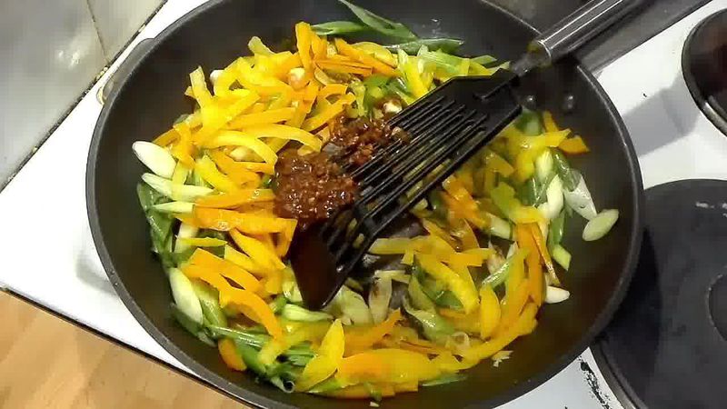 Image of the recipe cooking step-2-3 for Szechuan Spiced Carrot Fettuccine Recipe