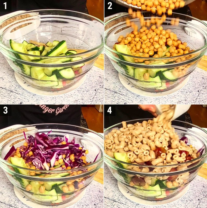 Image of the recipe cooking step-2-1 for Tahini Pasta Salad