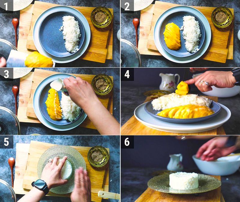 Image of the recipe cooking step-1-10 for Thai Mango Sticky Rice