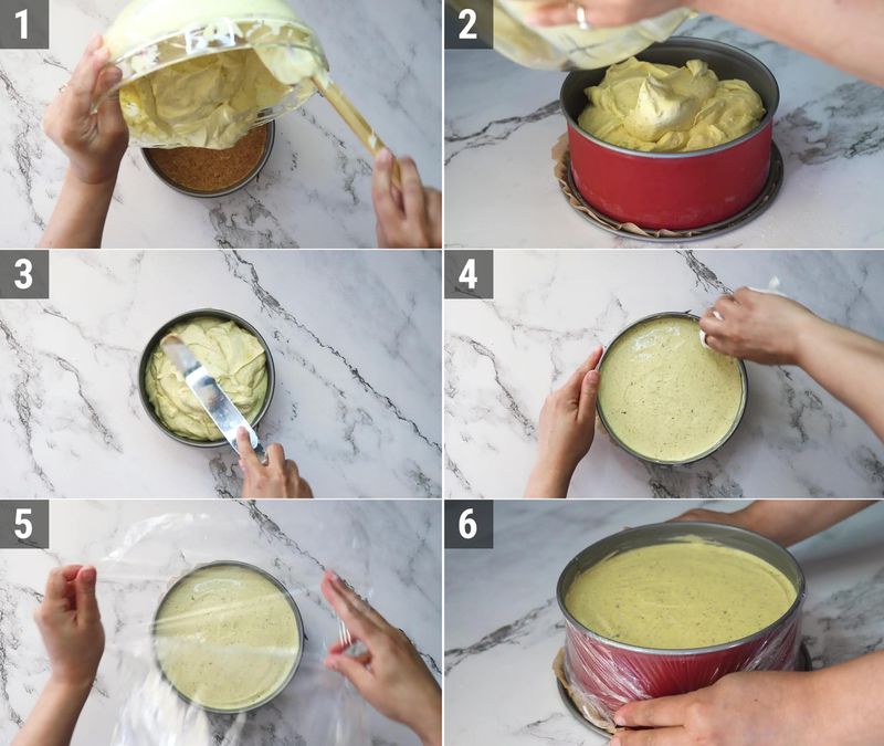 Image of the recipe cooking step-4-1 for Thandai Cheesecake
