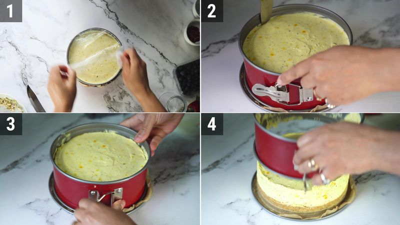 Image of the recipe cooking step-5-1 for Thandai Cheesecake