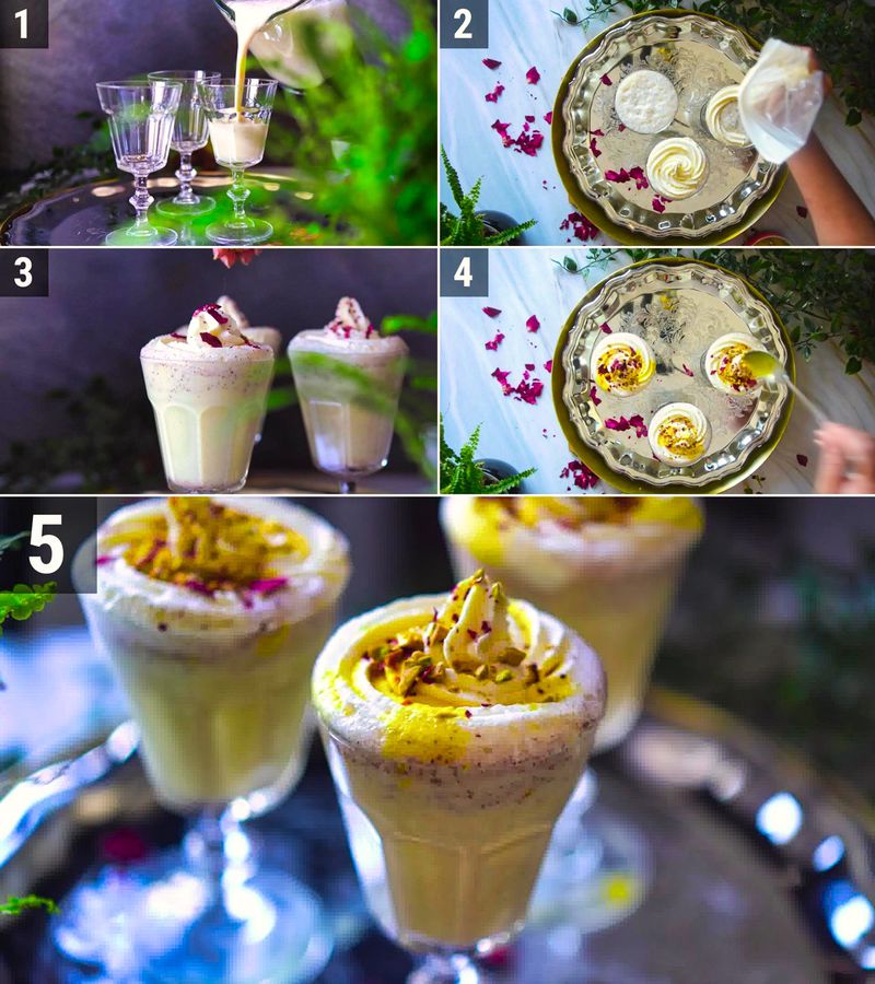 Image of the recipe cooking step-1-2 for Thandai Frappe