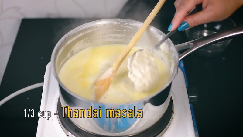Image of the recipe cooking step-2-7 for Thandai Recipe