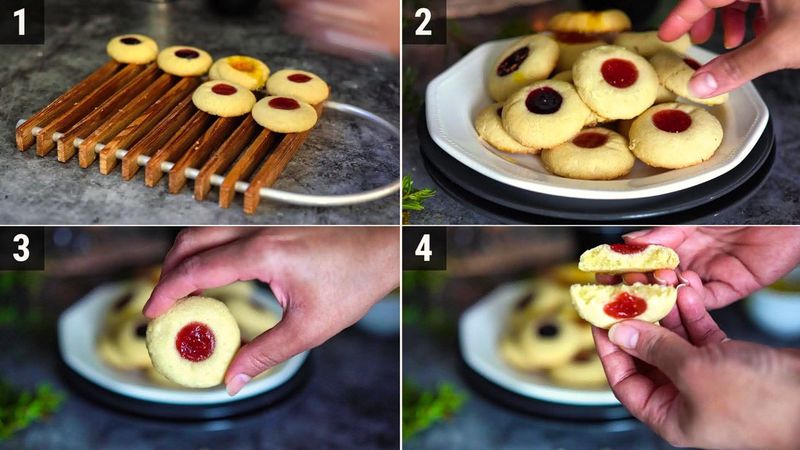 Image of the recipe cooking step-1-6 for Thumbprint Cookies