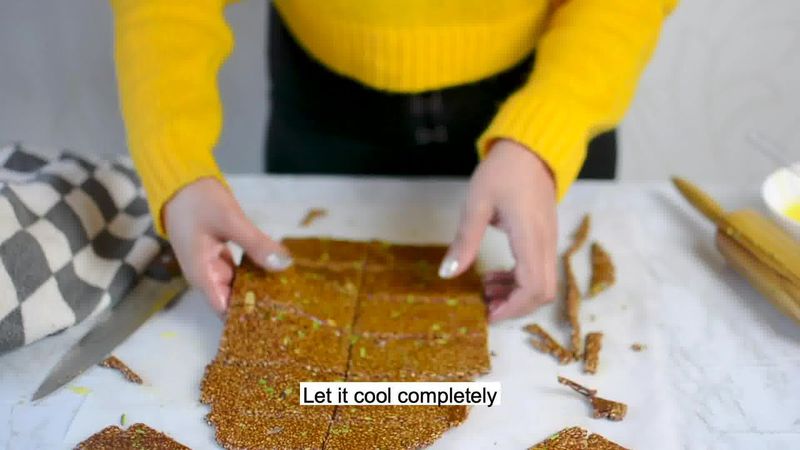 Image of the recipe cooking step-3-11 for Til Chikki - Sesame Seed Bars