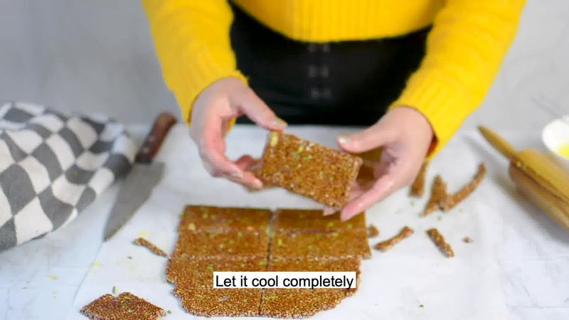 Image of the recipe cooking step-3-12 for Til Chikki - Sesame Seed Bars