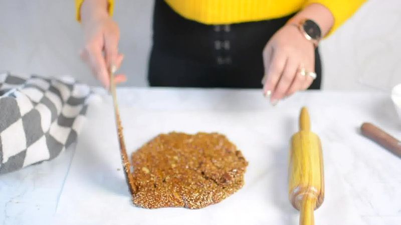 Image of the recipe cooking step-3-7 for Til Chikki - Sesame Seed Bars