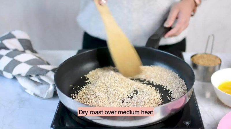 Image of the recipe cooking step-1-1 for Til Laddu - Tilgul (Sesame Seeds Laddu)