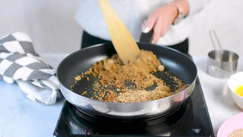 Image of the recipe cooking step-1-4 for Til Laddu - Tilgul (Sesame Seeds Laddu)