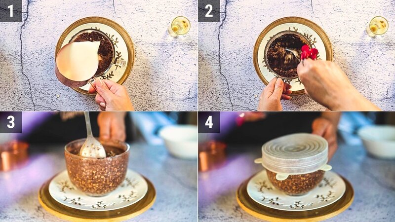 Image of the recipe cooking step-1-2 for Tiramisu Overnight Oats