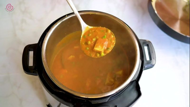 Image of the recipe cooking step-2-13 for Instant Pot Tofu Matar