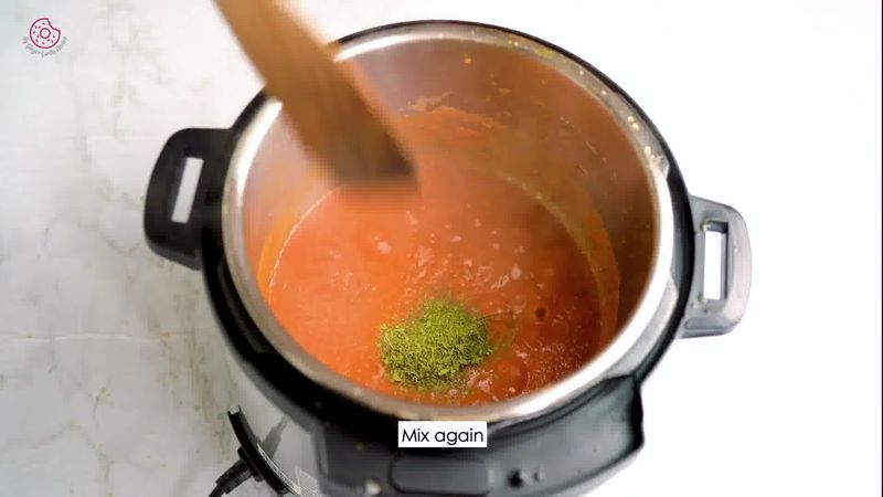 Image of the recipe cooking step-2-5 for Instant Pot Tofu Matar