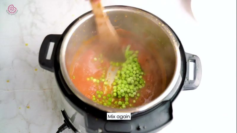 Image of the recipe cooking step-2-6 for Instant Pot Tofu Matar