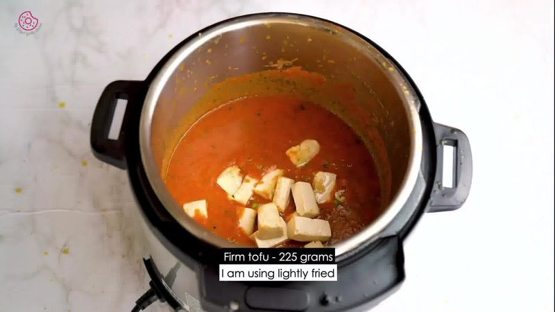 Image of the recipe cooking step-2-8 for Instant Pot Tofu Matar